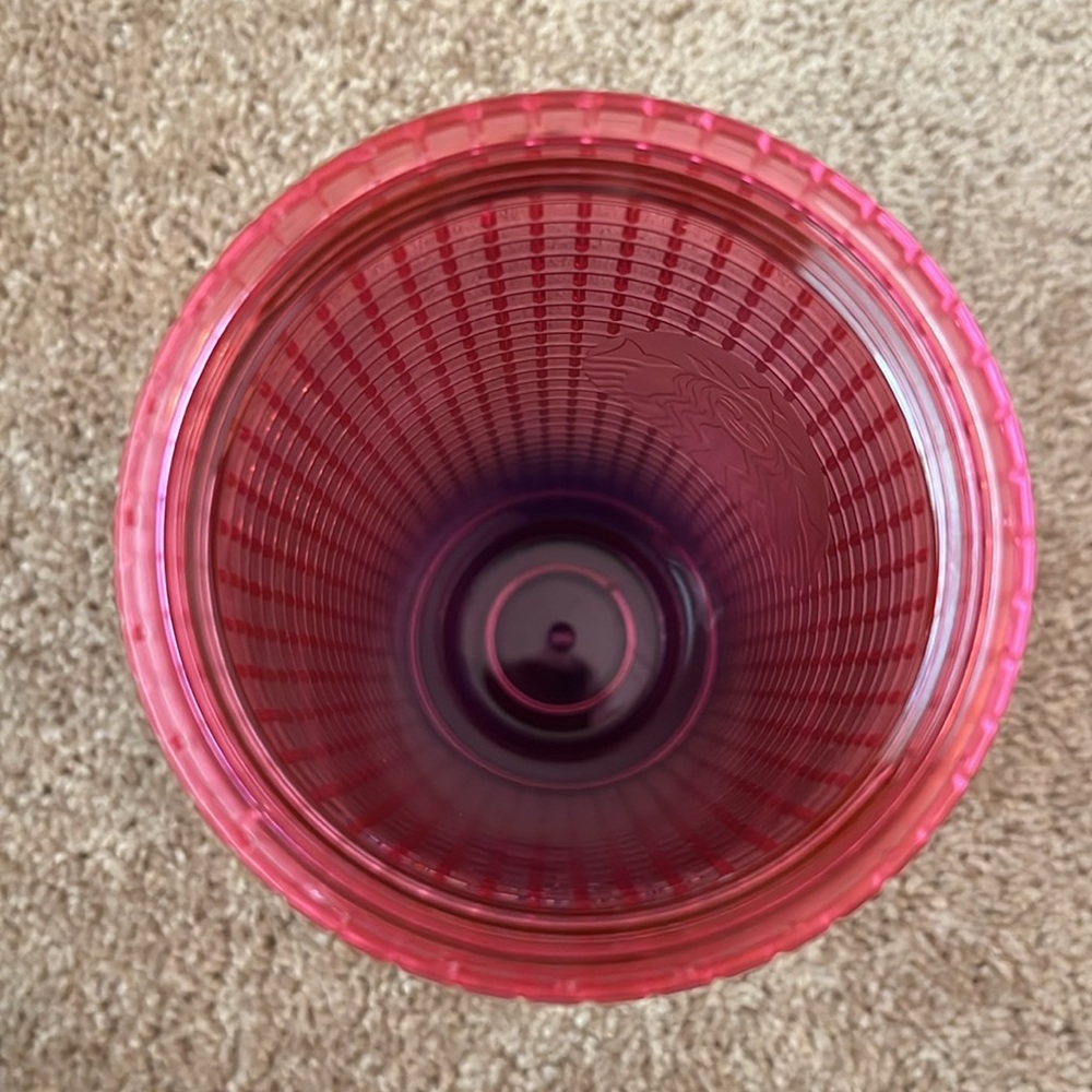 Starbucks 2022 Watermelon Ombré Grid Tumbler - Picture 5 of 9